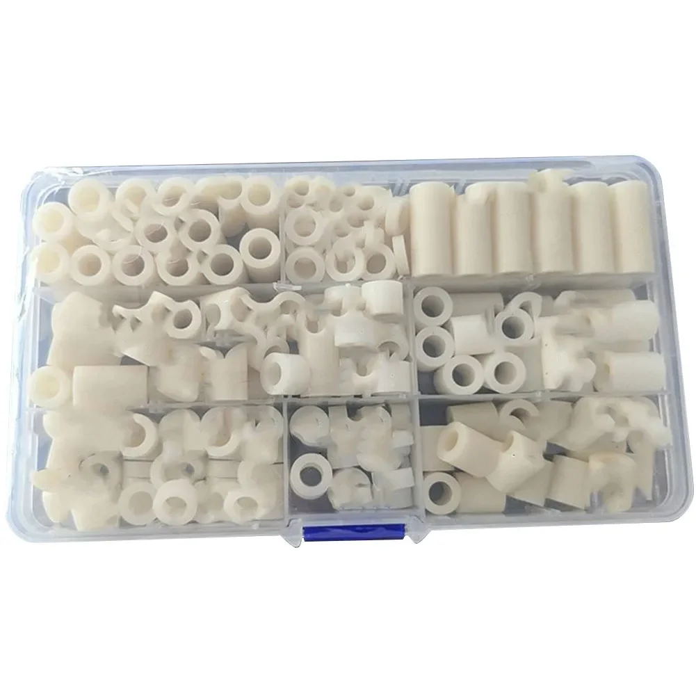 Anti Rust Nylon Gasket Easy Access and Portability Achieve Outstanding Results M6 M8 150PCS White Nylon Double Pass Column