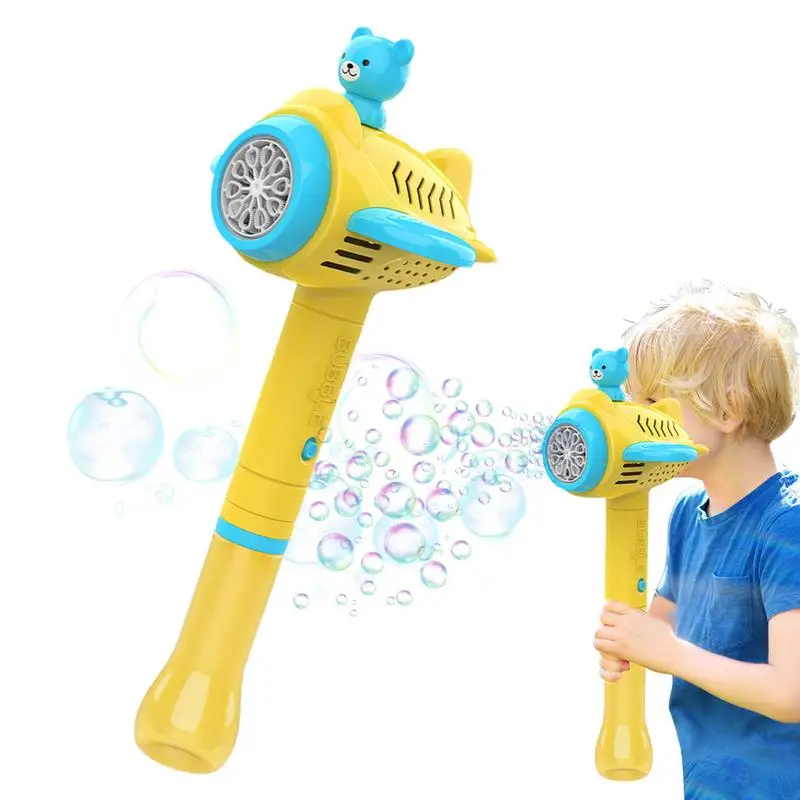 Souffleur à bulles automatique pour enfants, fournitures de fête à la piscine, forme mignonne, équipement de jeu extérieur pour enfants, machine à bulles