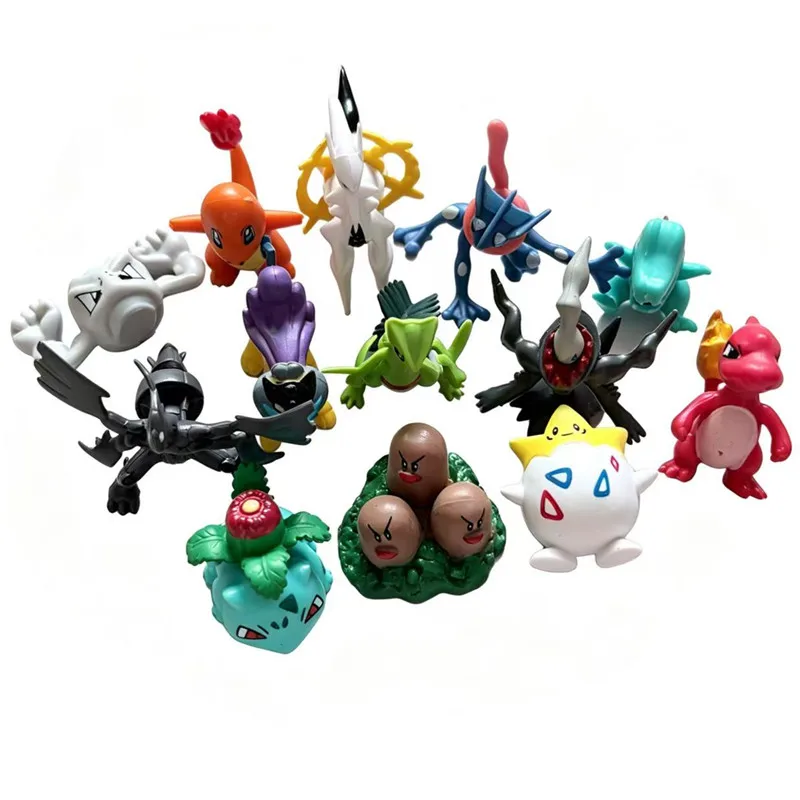 24-72 Stück Pokemon Anime-Figuren Pikachu Actionfiguren 4-6cm Cartoon Mini Haustier Dekorative Sammlermodelle Puppen Spielzeug Geschenk – Detail 7
