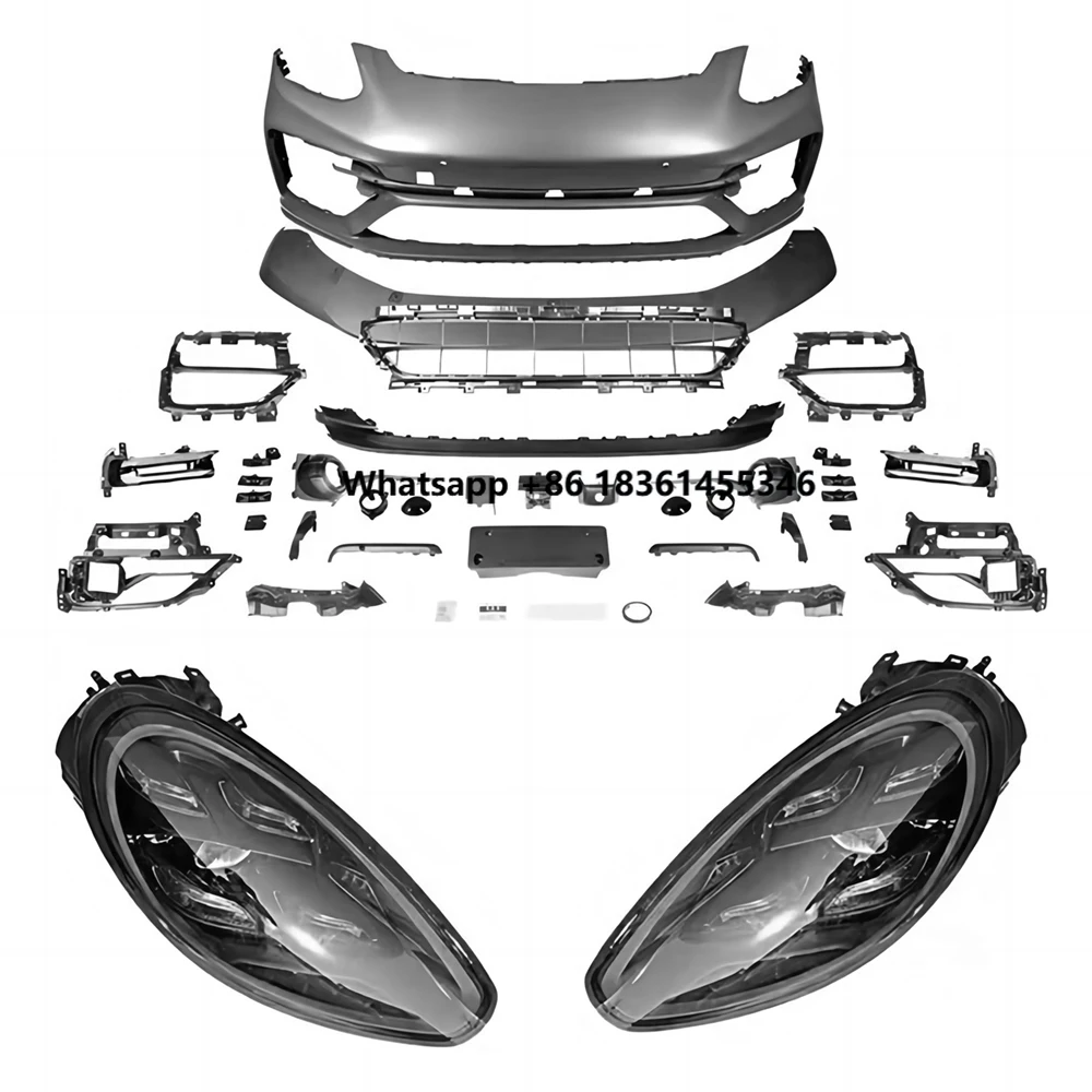 

Передний бампер для 970.1 970.2 09-16 (обновление до нового стиля 971 16-up Turbo S) - комплект обвеса