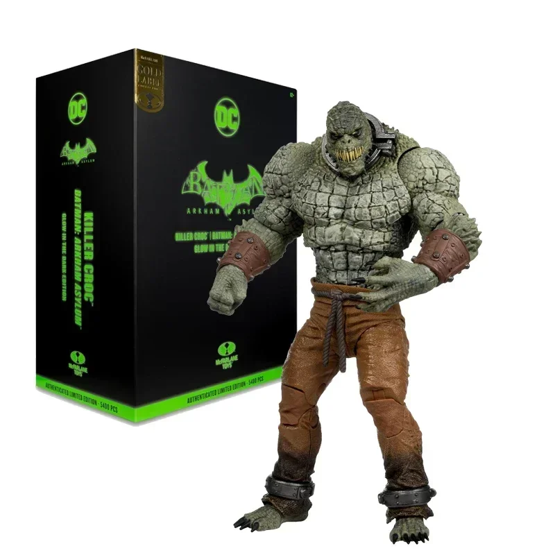 McFarlane 10 inches DC Multiverse Killer Croc Batman: Arkham Asylum Luminous Edition Action Figure Toys Collection Model Gift