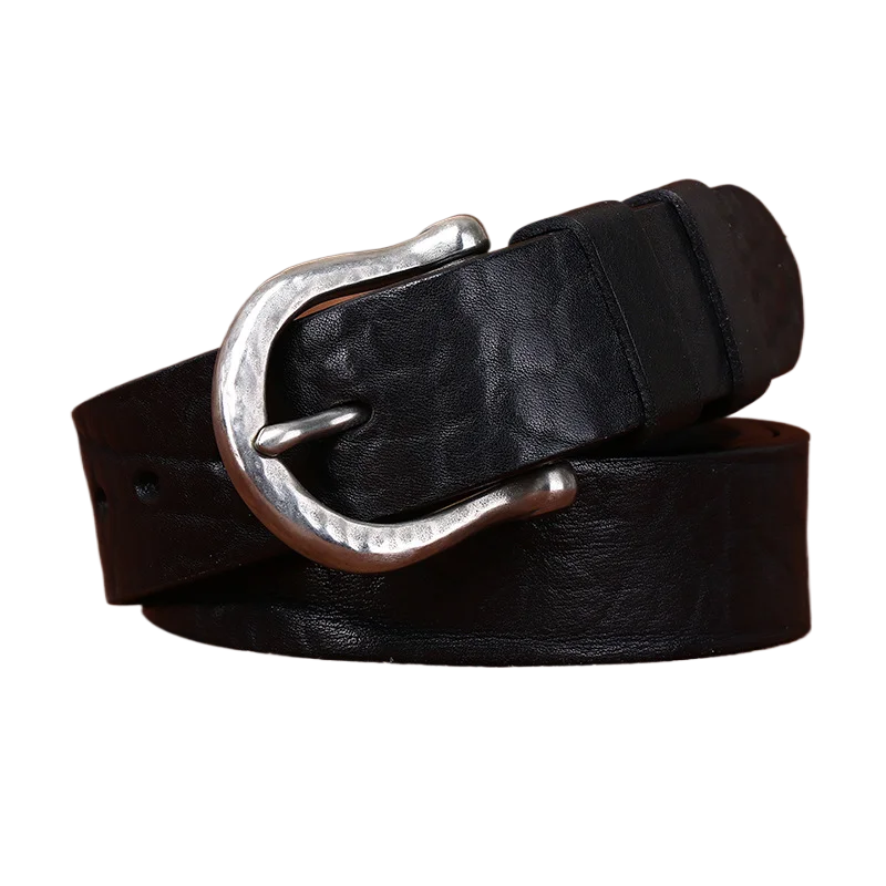 thick-bison-texture-men's-belt-genuine-full-grain-leather-vintage-fashion-all-match-heavy-texture