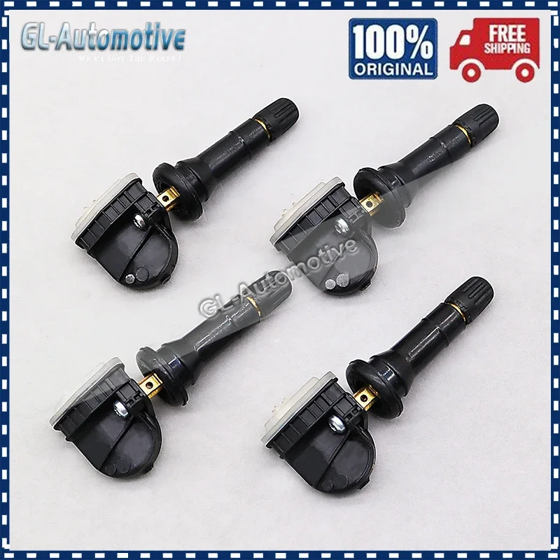 Set of (4) TPMS EV6T-1A180-DC Tire Pressure Sensor for Ford B-MAX C-Max F-150 Fiesta Focus F-Series Kuga Ranger Tourneo Transit