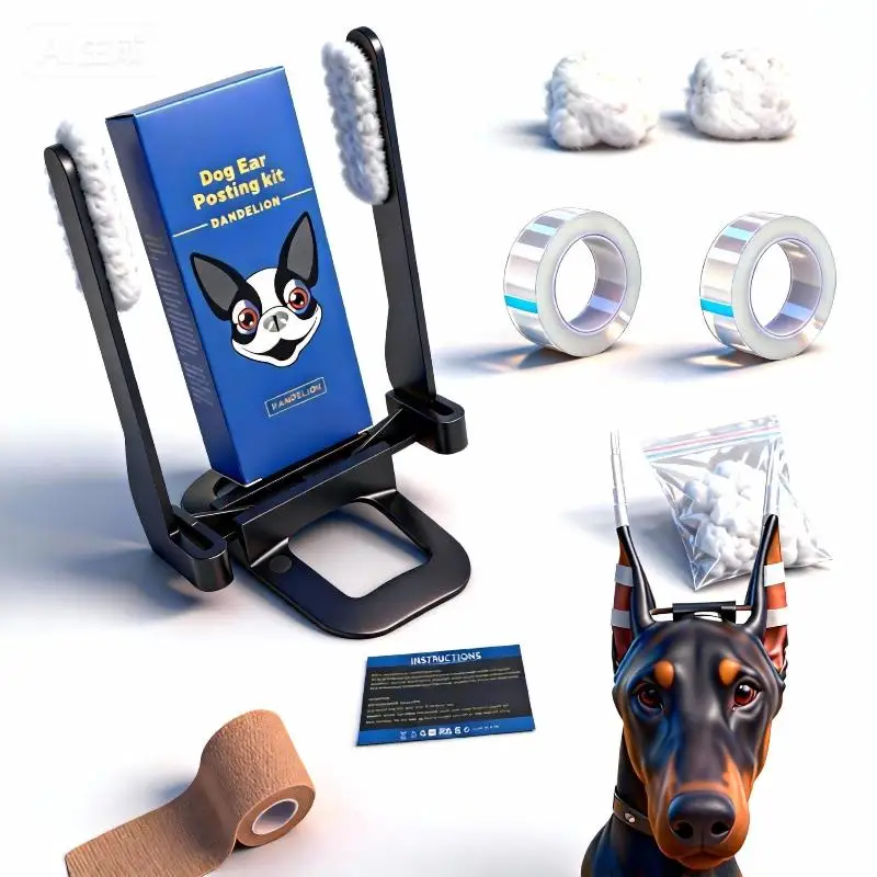 Adjustable Durable Dog Ear Stand Supplies 1Set Dog Ear Stand Fixed Support Correction Doberman Ear Stand Up Support Tool