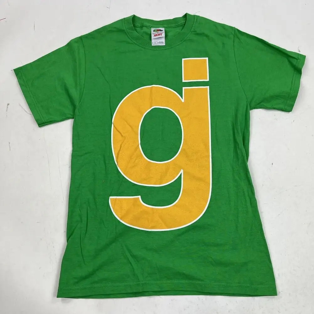 Vintage Glassjaw Band T Shirt size Small Green Hardcore Punk NYC Y2K Tee