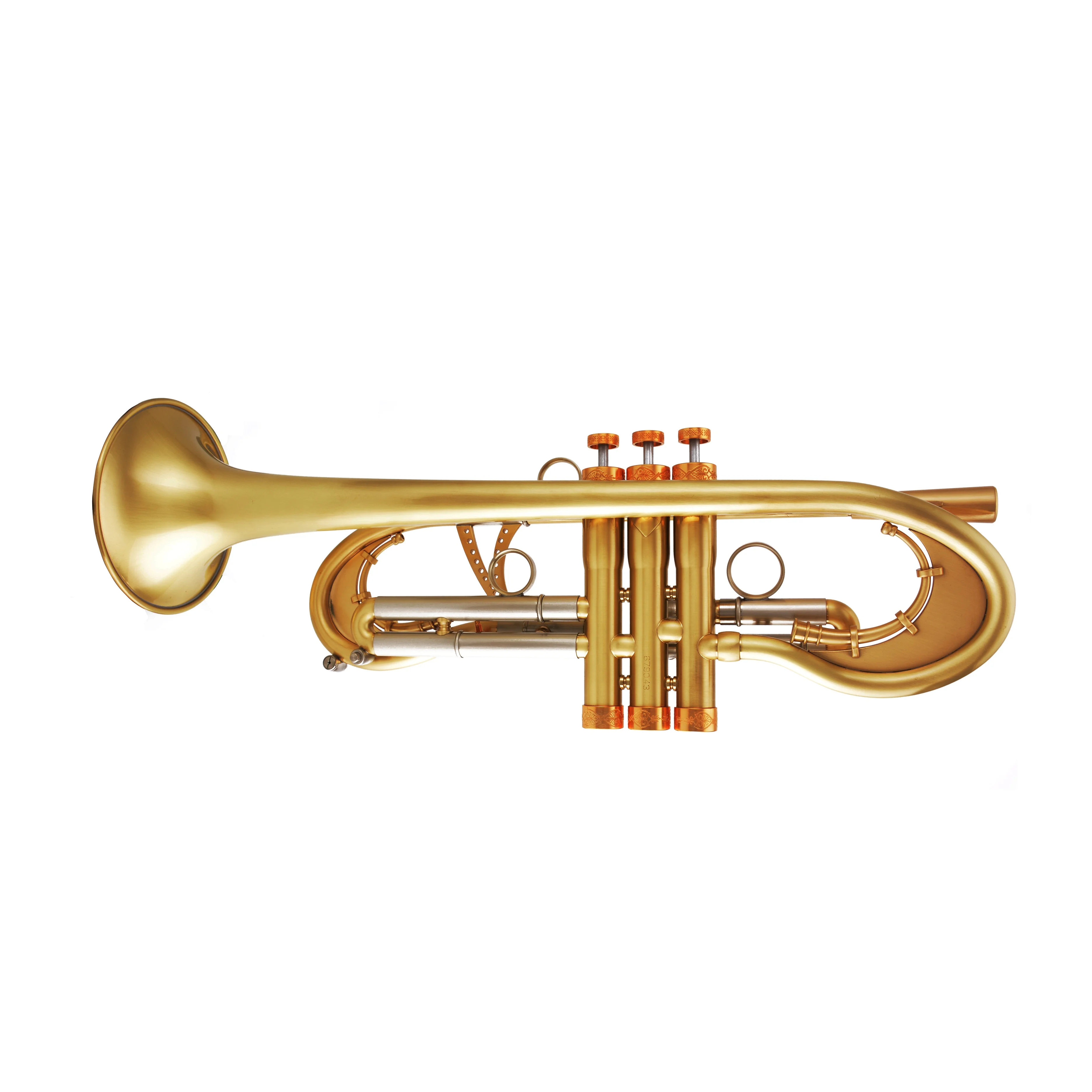 Professional Vintage BB Tone Trumpet Heavy Piston Instrument with Brass Body JYTR409MP