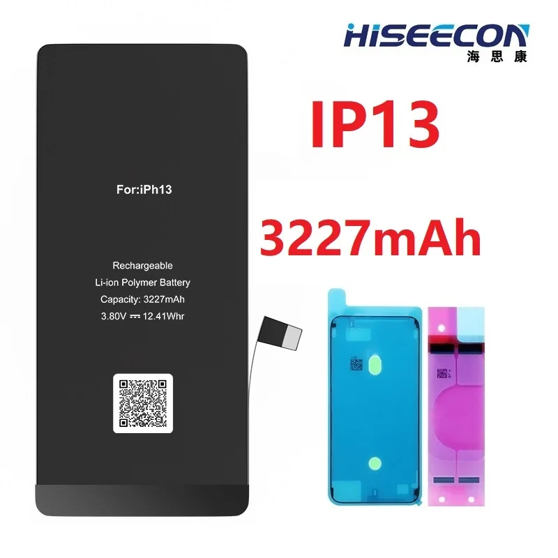 1PCS Battery For iPhone 11 12 13 14 15 X XR XS Pro Max Plus Mini Replacement Batteria 100% Capacity 0 Charge Cycle Parts Free