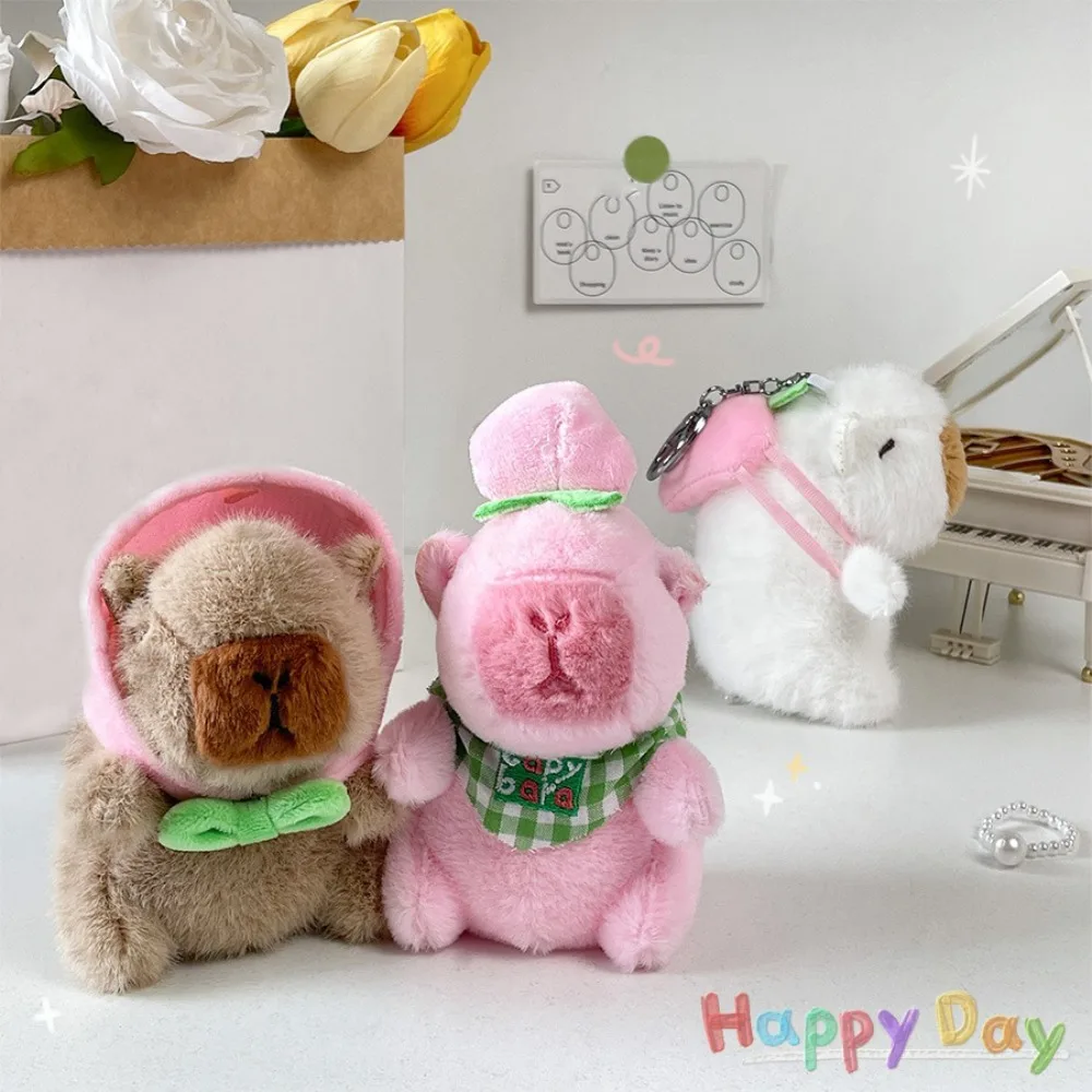 かわいいマルチカラーピンクイルカペンダント10-13cmカピバラぬいぐるみ誕生日プレゼントぬいぐるみフグマウスキーホルダー誕生日プレゼント