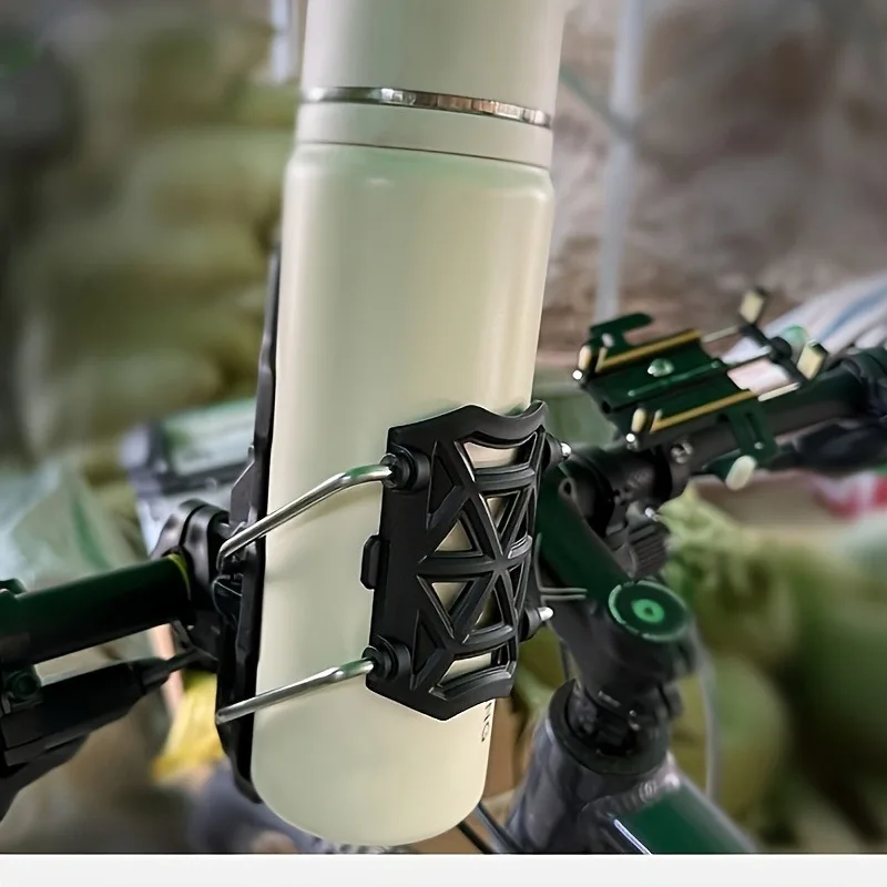 

1PC360 Degree Adjustable Bike Motorcycle Handlebar Cup Holder Cage For Water Bottle MTB Road Cycling ADV Motorbike Mount