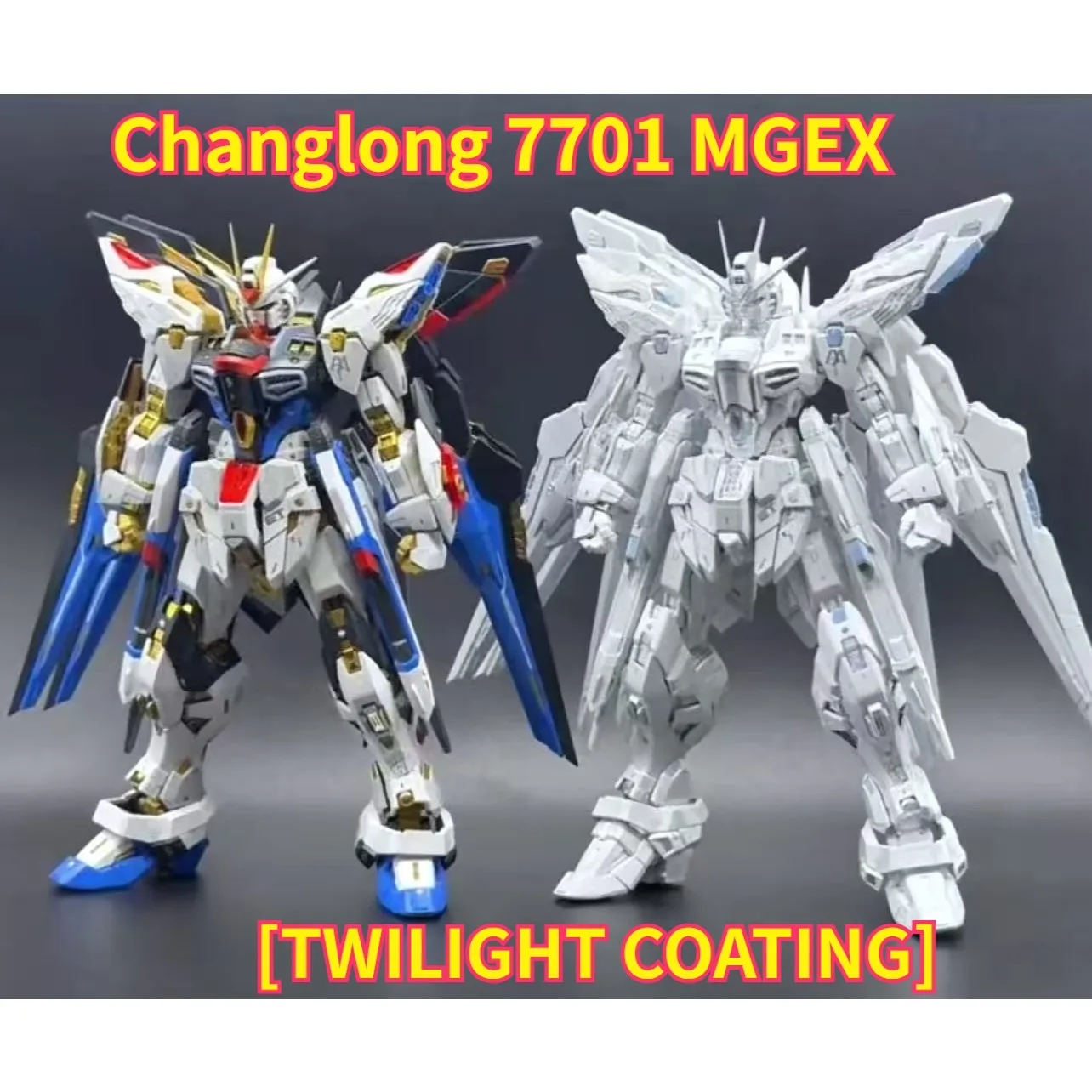 

Changlong 7701 MGEX Zgmf-X20A Strike Freedom Midnight Black [TWILIGHT COATING] Action Figure 1/100 Scale Assembly Model Gift