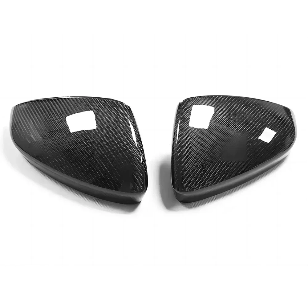 

For Audi A3 S3 RS3 21-23 Replacement Rearview Side Mirror Covers Cap OEM Carbon Fiber Shell Blind Spot Assist