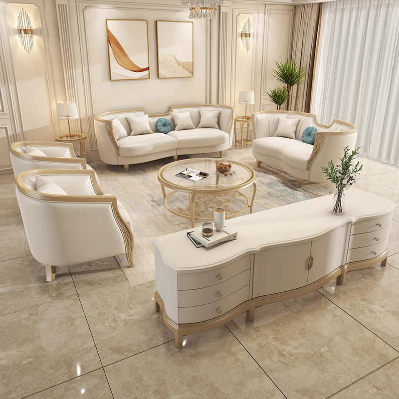 

Секционный диван 2-местный современный двухместный диван 3-х предметов Divano Soggiorno