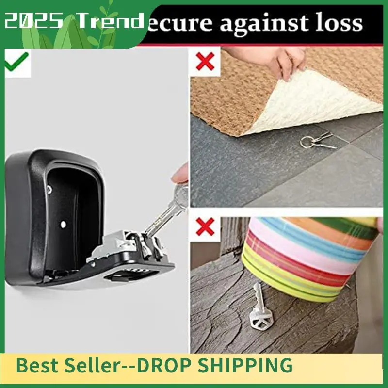 Лучшие предложения Ящик для ключей Органайзер для шкафа для ключей Настенный водонепроницаемый замок для хранения ключей с монтажным комплектом