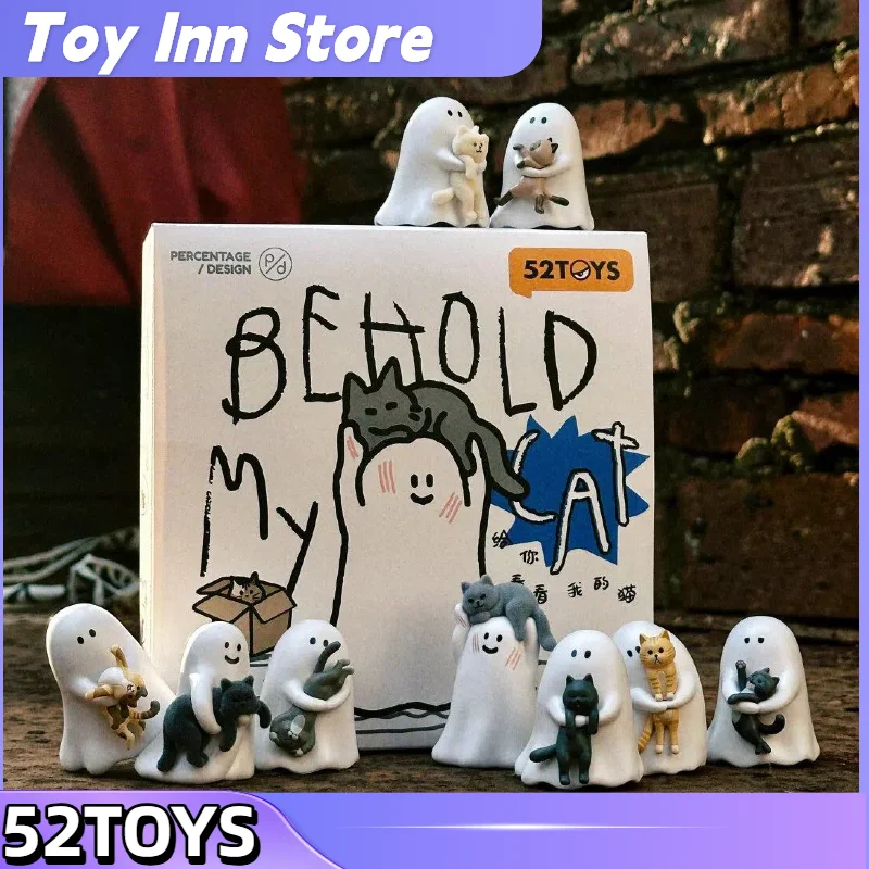 

52TOYS Ghody Behind My Cat Series Blind Box Figure Mini Night Light Decoration Doll Gift Collection Model