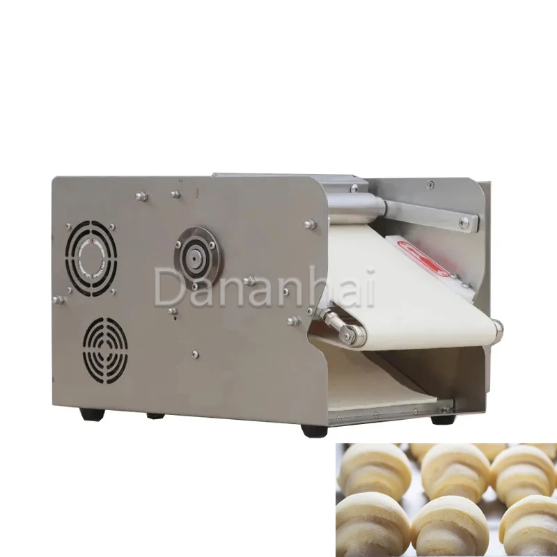 Small Industrial Croissant Forming Machine, Commercial Bread Roll Production Machine, Bread Forming Machine