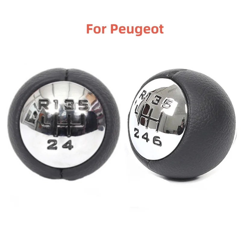 

5 6 Speed Gear Shift Knob for Peugeot 307 308 3008 407 5008 807 for Citroen C3 C4 C4 Picasso C8 Head Lever Handball Accessories