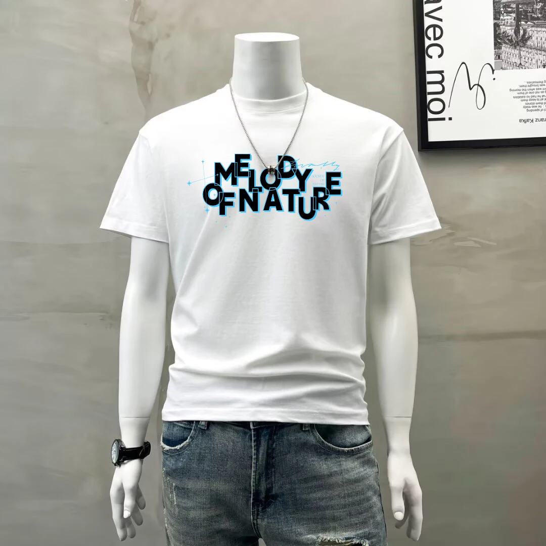 Men's Oversized T-shirt S-4XL 100% Cotton Graphic Black T Shirts Letters Printed Tops Harajuku Men's Clothes My Body My Choice