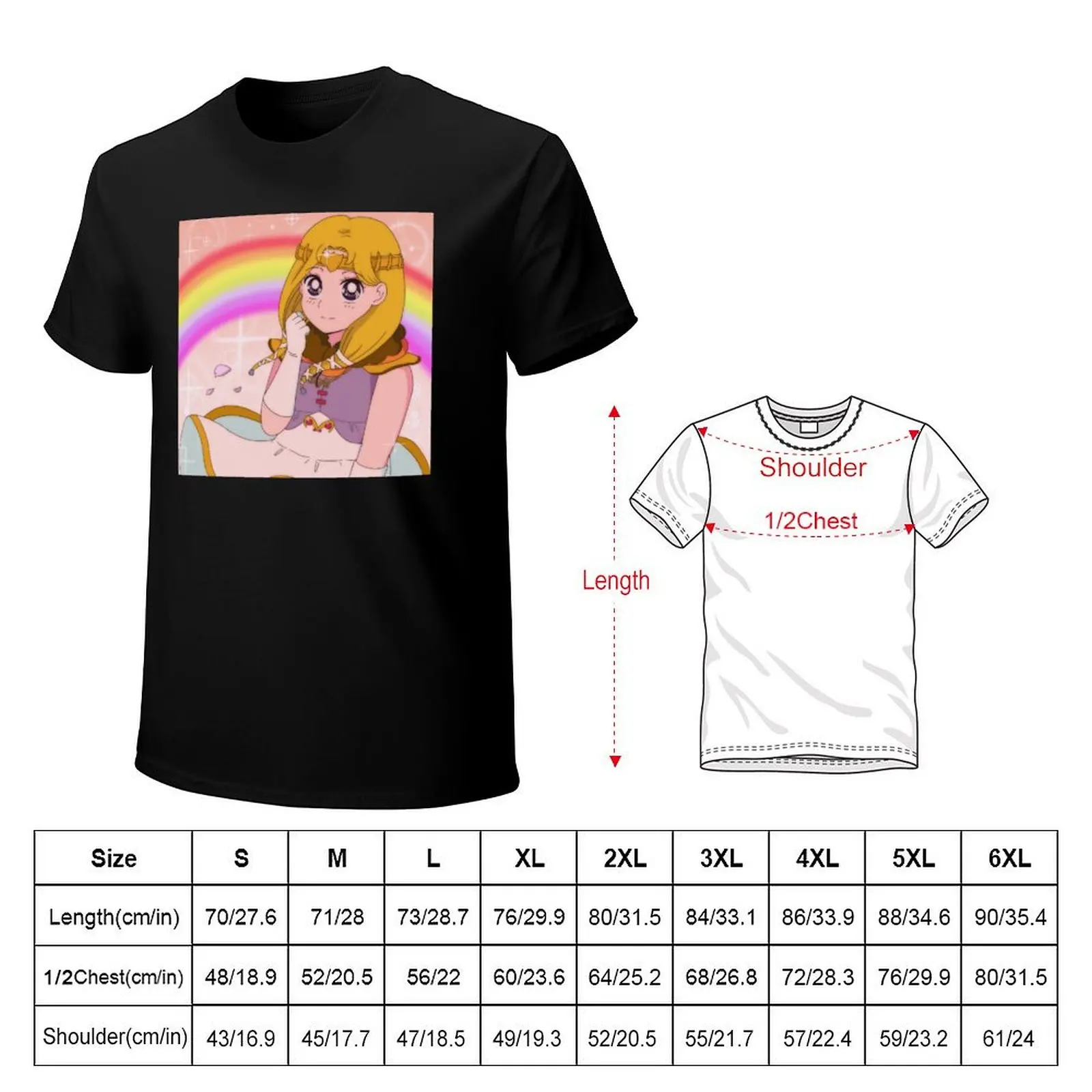 Princess Kenny But In 90s Anime Style T-Shirt Plus Size Lightweight Tee Shirt