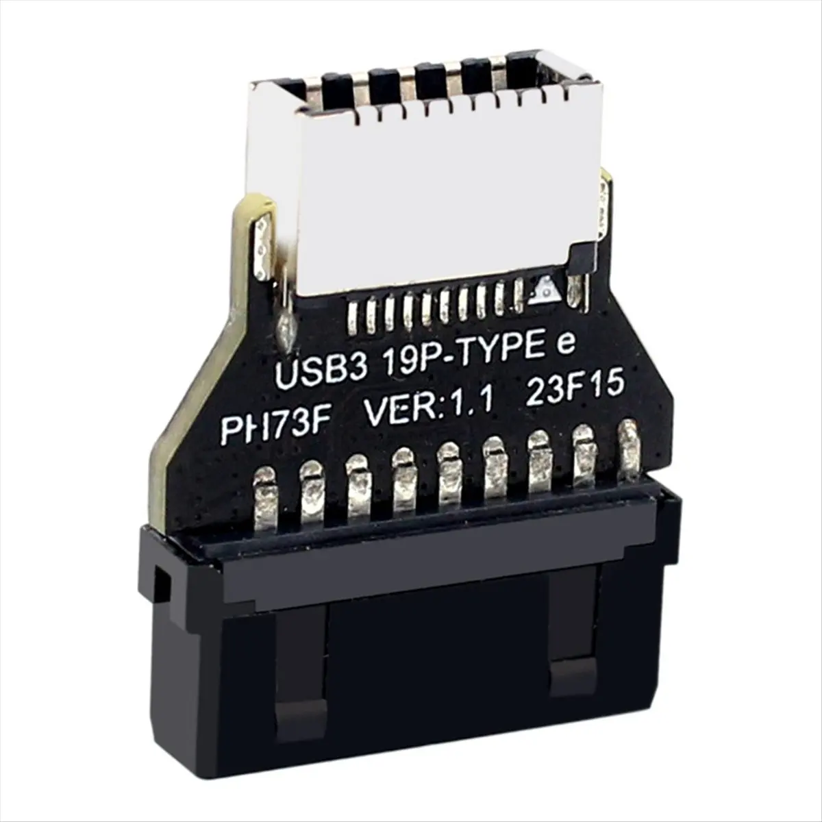 SCLS USB3.0 19Pin/20Pin to TYPE-E Converter Adapter Chassis Front Panel TYPE C Plug-in Port for Computer Motherboard
