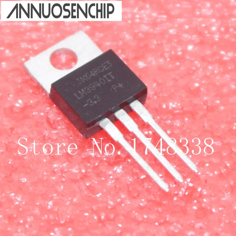 10pcs/Lot  LM3940IT-3.3 LM3940 LM3940IT 3.3V TO-220 NEW ORIGINAL