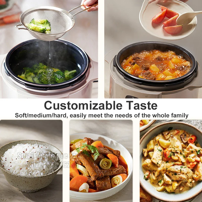 Supor Schnell reiskocher Multifunktions-Schnell kochtopf 24h Termin 5l Doppel liner Rindfleisch Eintopf Fleisch für die Küche
