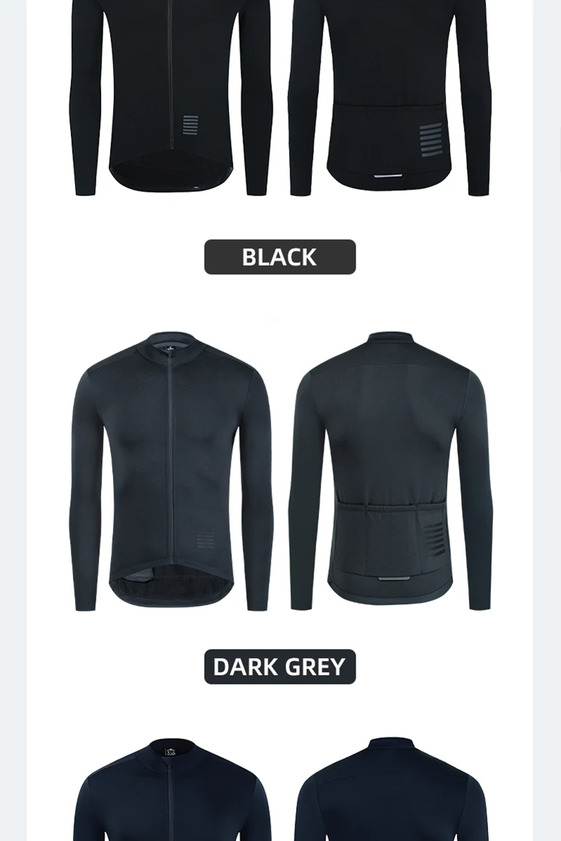 YKYWBIKE Männer Winter Thermo Fleece Langarm Männer Jacke MTB Fahrrad Mantel Pro Top Radfahren Jersey Ciclismo Fahrrad Kleidung 5 farbe – Detail 16