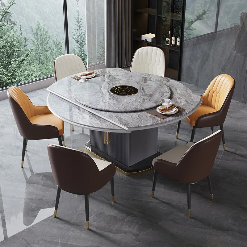 

Extendable Kitchen Dining Table Modern Unique Nordic Italian Salon Dining Table Restaurant Wood Mesas De Comedor Furniture