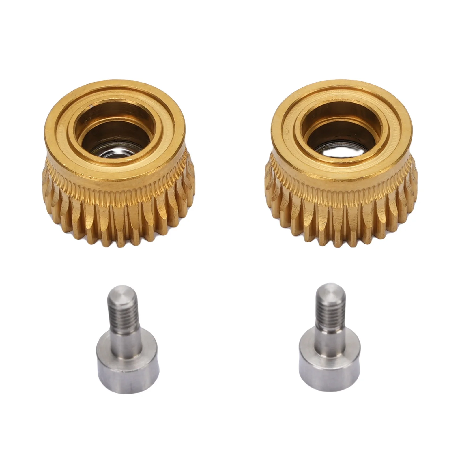 2Pcs Motor Extruder Gears All Metal Filament Drive Hardened Steel Plating for K1/K1C/K1 MAXimum 3D Printer Accessories Parts