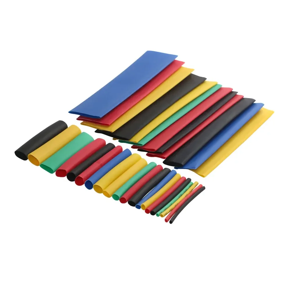 Комплект термоусадочных трубок Термостойкая трубка Обмотка термоусадочной проволоки Электрическое соединение Кабель Изоляционная защита с рукавами