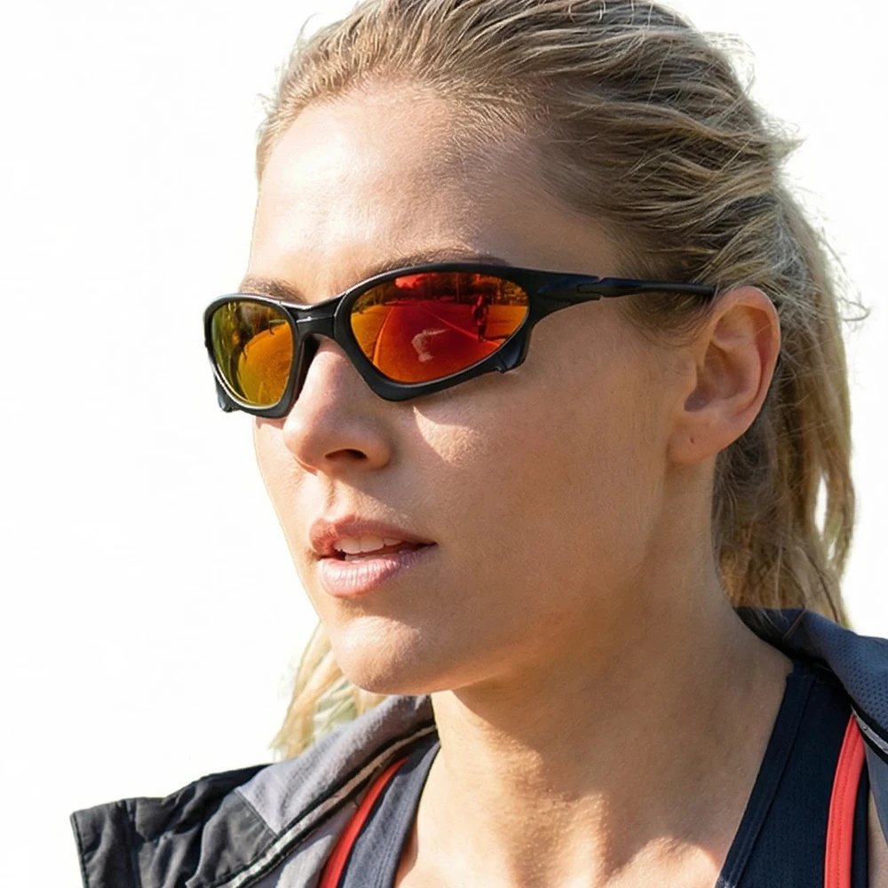 Leichte Sport-Polarisations-Sonnenbrille für Männer und Frauen, Modische Kleine Sportbrille für Outdoor-Aktivitäten wie Radfahren, Laufen, Angeln, Wandern – Detail 2