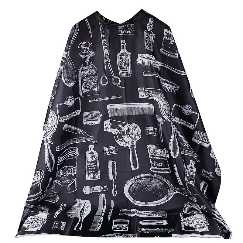 Best Selling 2022products Pattern Cutting Hair Waterproof Cloth Salon Barber Cape Hairdressing Hairdresser Apron Haircut capes