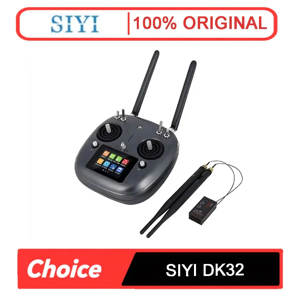 

SIYI DK32S Remote Controller: 20KM Long Range, SHTT FHSS, 16CH Touch Screen, Multi-Drone Control for Agricultural UAV