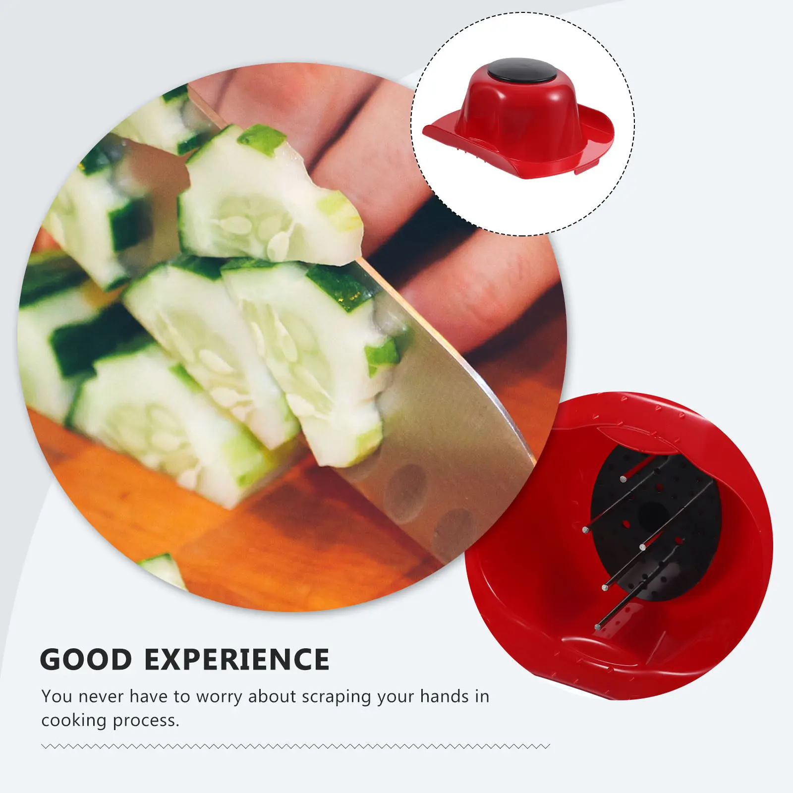 1Pcs Food Slicer Finger Guard Multi-Functional Safety Holder Protect Hands for Food Prep Finger Protector Hand Guard