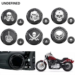 Motorcycle Aluminum M8 Derby Timing Timer Cover CNC Engine Cover For Harley Touring Electra Glides Road Glides 17-22