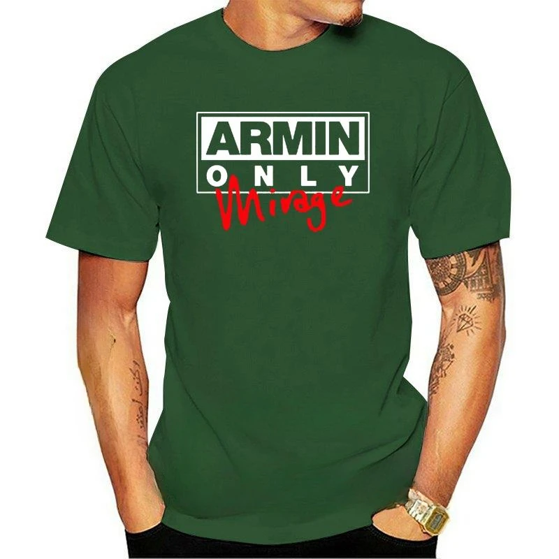 New Arrival fashion heavyweight Camiseta negra Armin Van Buuren Armin Only MIRAGE Electro Music para hombre, talla S-5XL, nueva