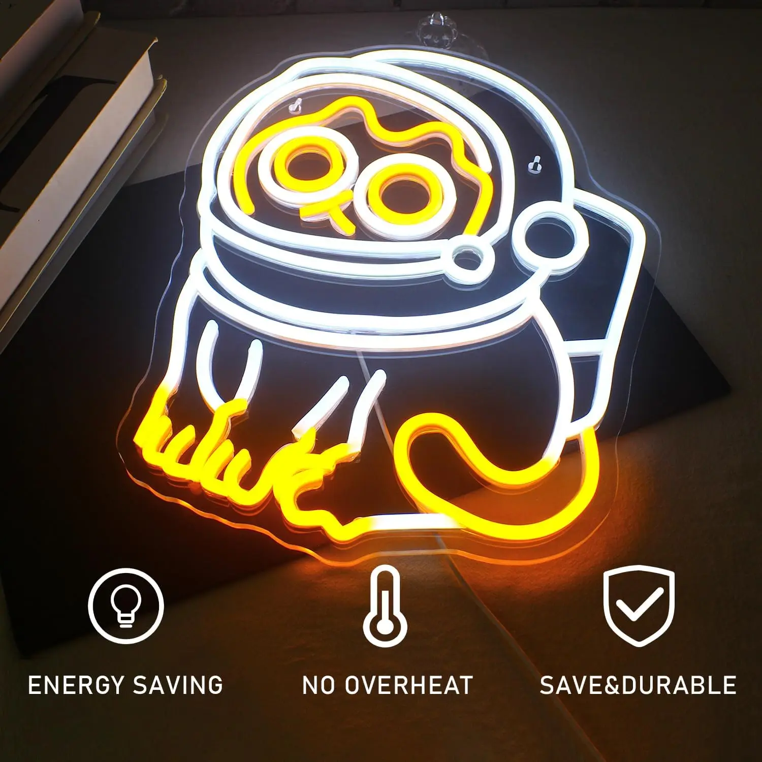 Astronaut Cat Neon Sign USB Powered Bar Light Up Signs Wall Decor voor Home Beer Club Man Cave Wedding Birthday Party