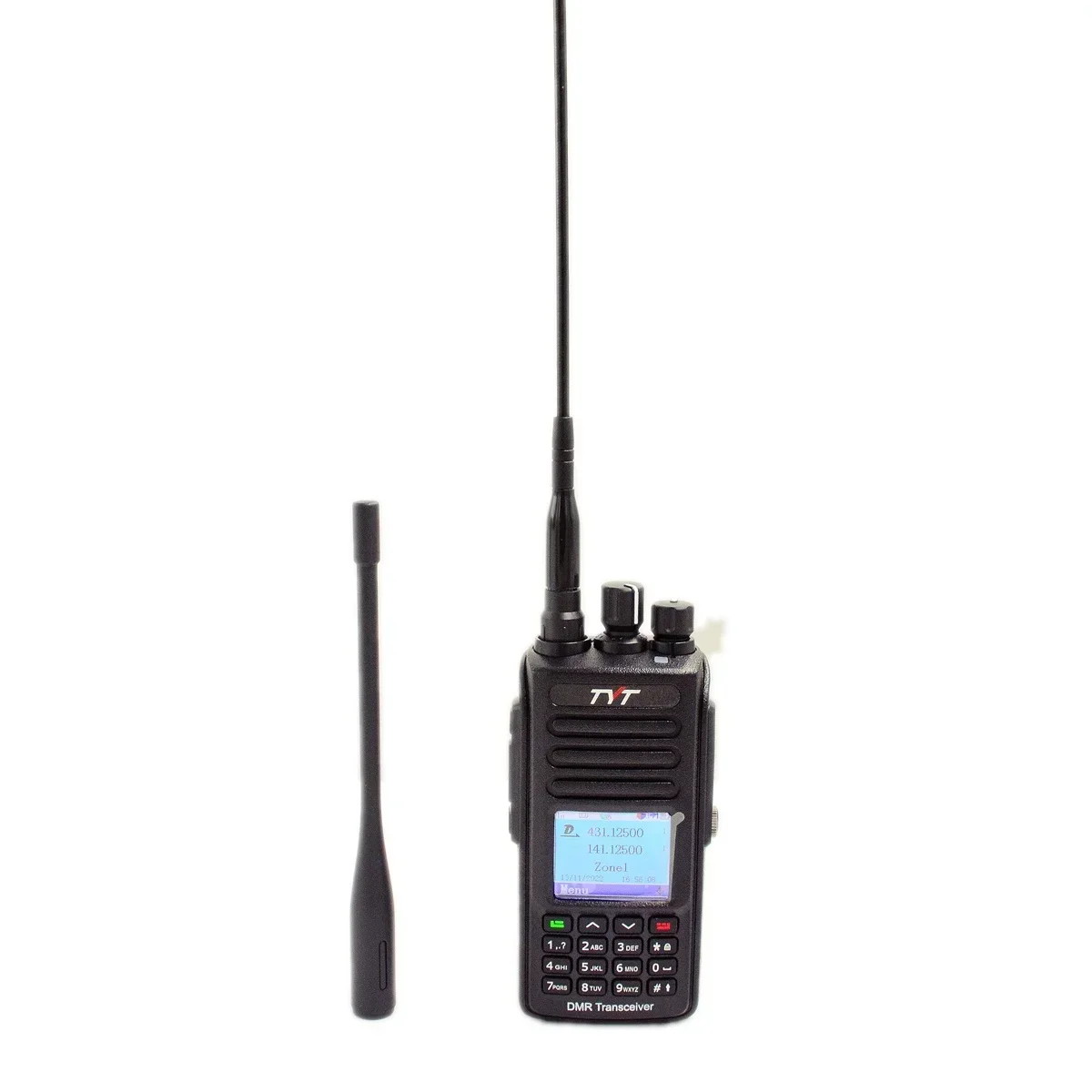 TYT MD390UV MD390Plus Rádio em dois sentidos DMR e analógico à prova d'água IP67 Dual Time Solt Sinal digital GPS Ganho HAM Interfone sem fio