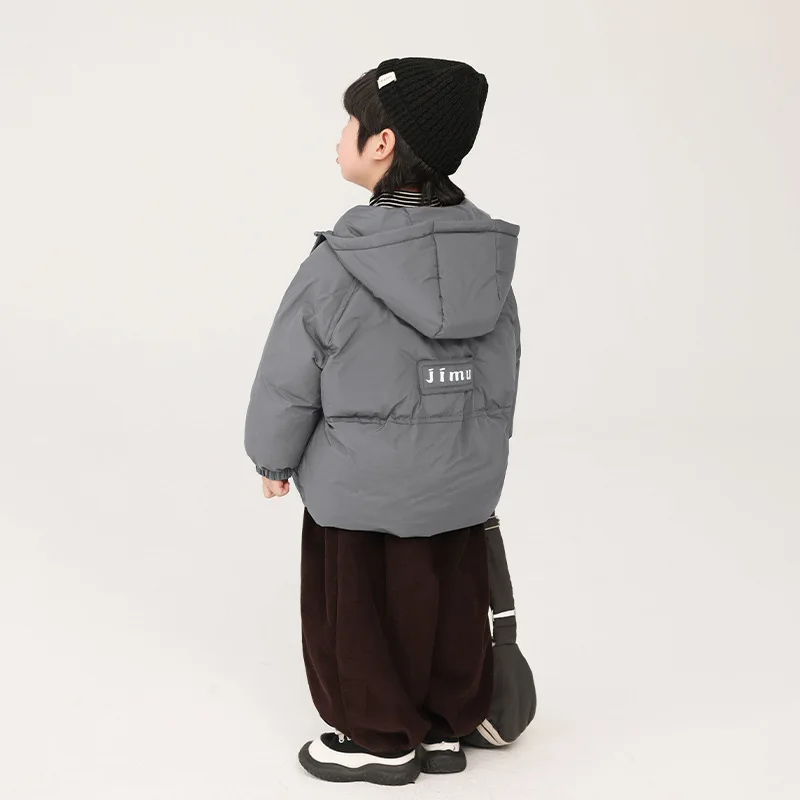 

Boys' cotton-padded jacket short jacket for children