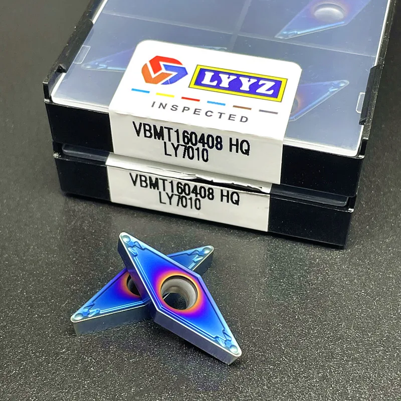 VBMT 160404   VBMT 160408   Hq ferramenta de torneamento externo de alta qualidade, inserção de carboneto, torno cnc, processamento de aço