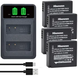DMW-BLG10 BLE9E BLG10E BLE9PP BLG10PP Battery and Charger For Panasonic GF5 GF6 GX7 GX9 GX80 LX100 G100 ZS70 ZS80 TZ80 TZ91