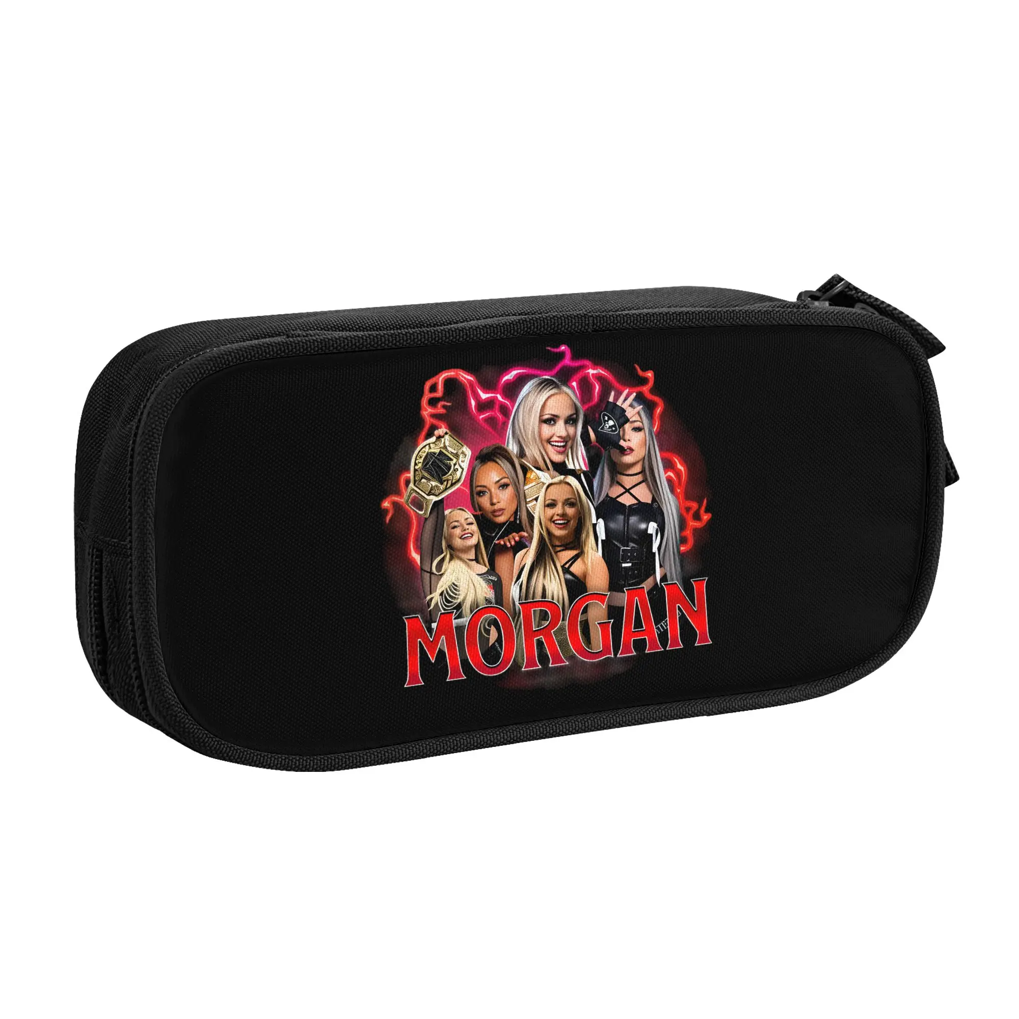 Pencil Case Wrestler L-Livs Korean M-Morgans Boys Girls Big Capacity Pencil Pouch Students Stationery