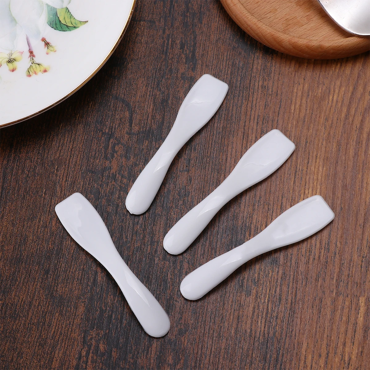 

100pcs Face Mask Spatula Face Cream Scoop Makeup Spoon Skincare Tool For Facial Body Cream Application Durable Portable