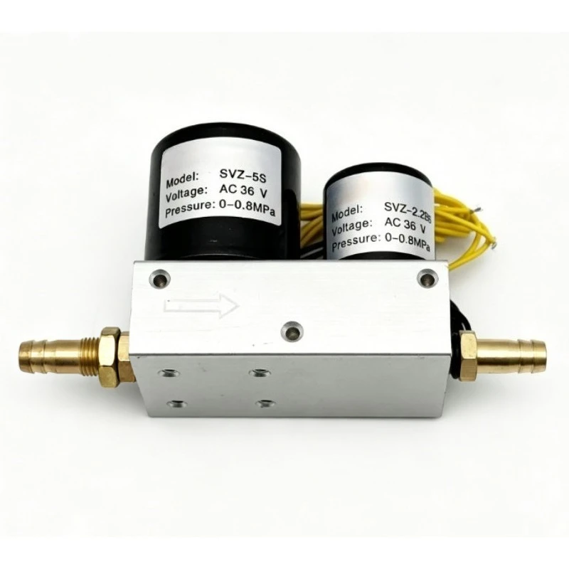 LGK100 Plas ma Cutting Machine Solenoid Valve Double Air Valve AC36V Size Combination Air Valve SVZ-5S-2.2
