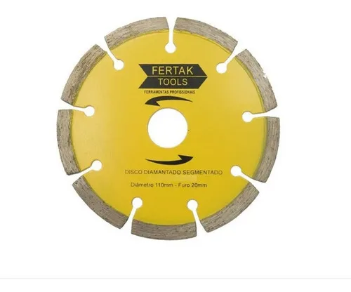 DIAMANTED DISC SEGMENTED 110MM FERTAK TOOLS