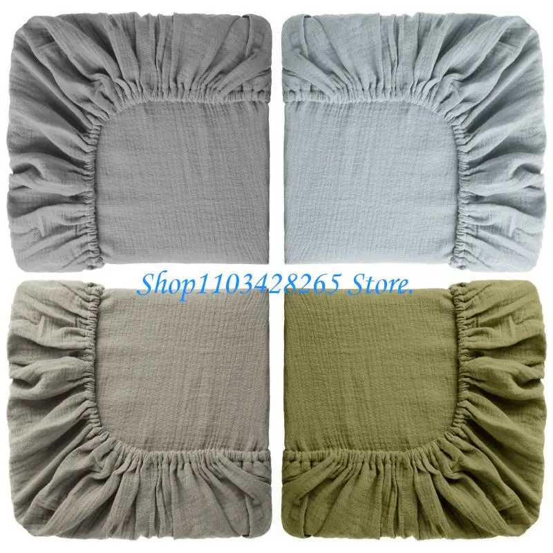 

G2TE 1pc/4pcs Bed Protectors Breathable Bassinet Fitted Sheet Mattress Sleeves