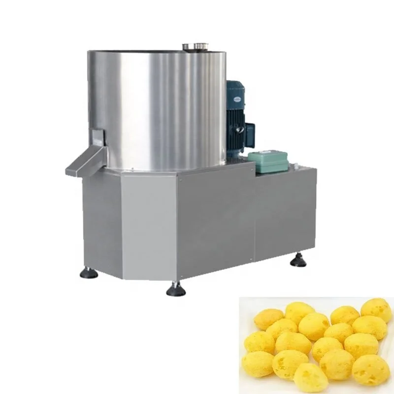 كرة كاكاو الذرة المتقدمة وخط إنتاج كرات الشوكولاتة المنتفخة آلة بثق المنتفخ