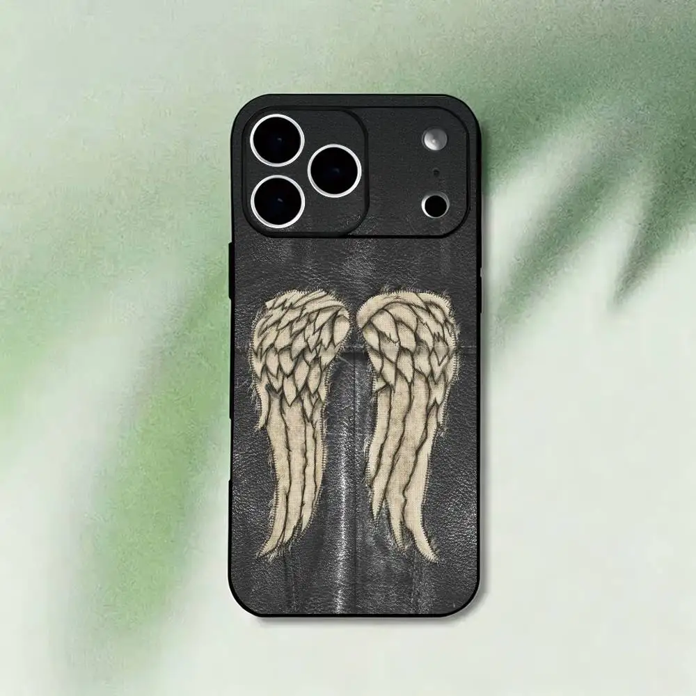 D-Daryl Dixon Wings Zombie Phone Case Silicone Soft For IPhone 17 16 15 14 13 12 11 X XR Plus Pro Max Plus - view 2