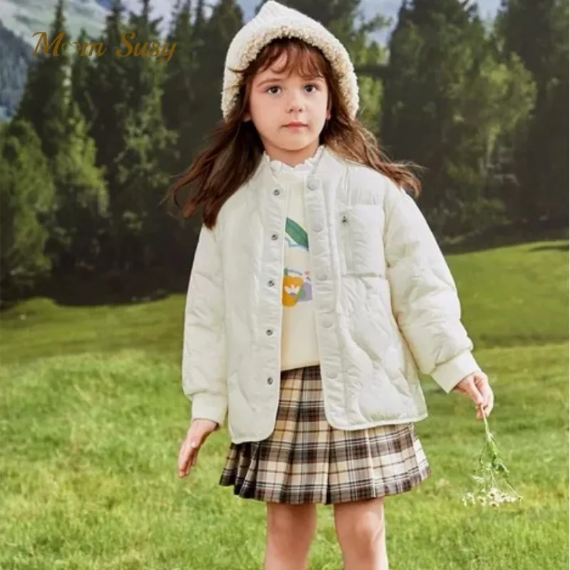 

Fashion Baby Girl Boy Warm Duck Down Jacket Winter Spring Autumn Infant Toddler Child Coat Kid Warm Outwear Baby Clothes 1-7Y