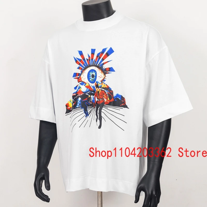 24SS House of Errors T-shirt Short Sleeve High Quality Printed Round Neck Tshirts Men Women Couple Daily Hip Hop Top Tees