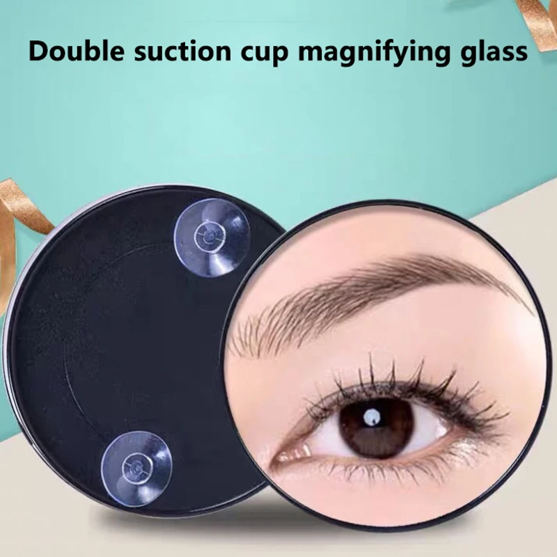 5X Magnifying Suction Cup Wall Mounted Round Bathroom Mirror Bath Makeup Cosmetic Make Up Mirrors 6.5/8.5cm